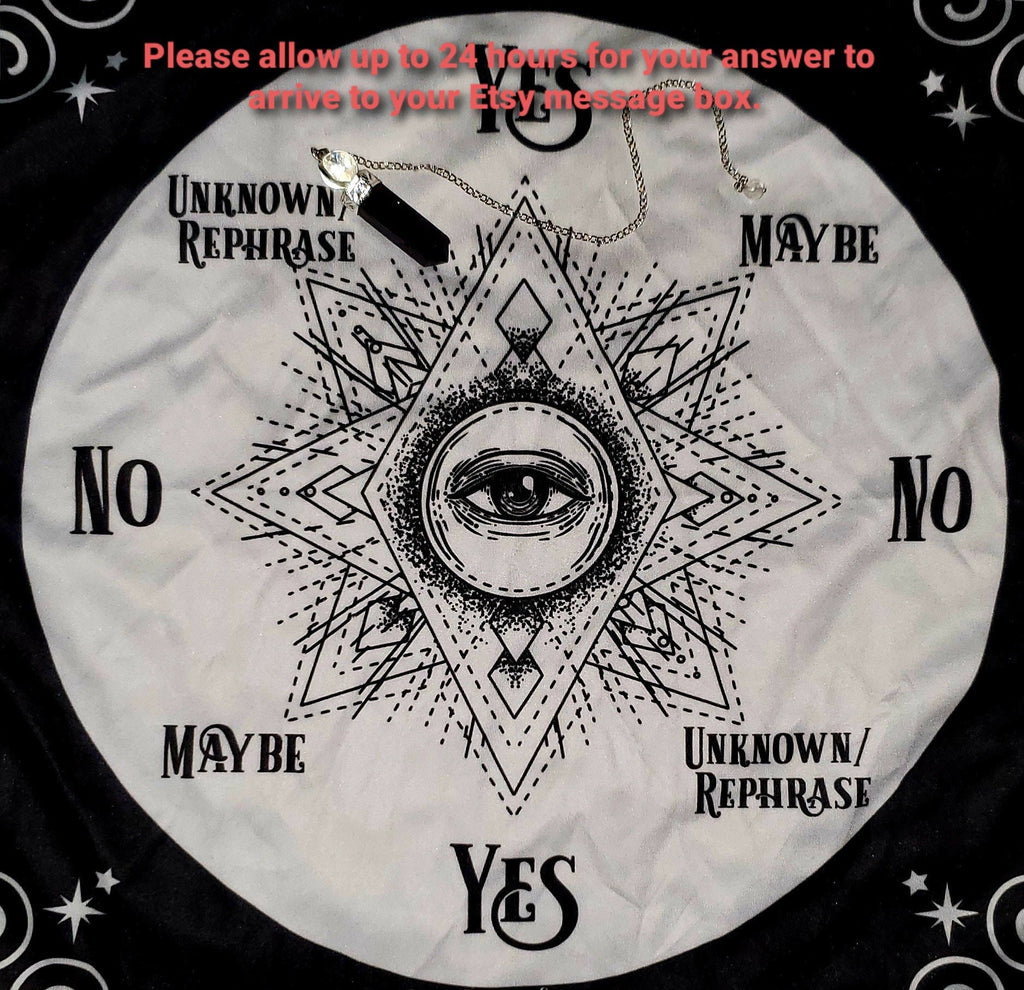 One Question Pendulum Reading: Yes/No Answer (24 Hour Response)