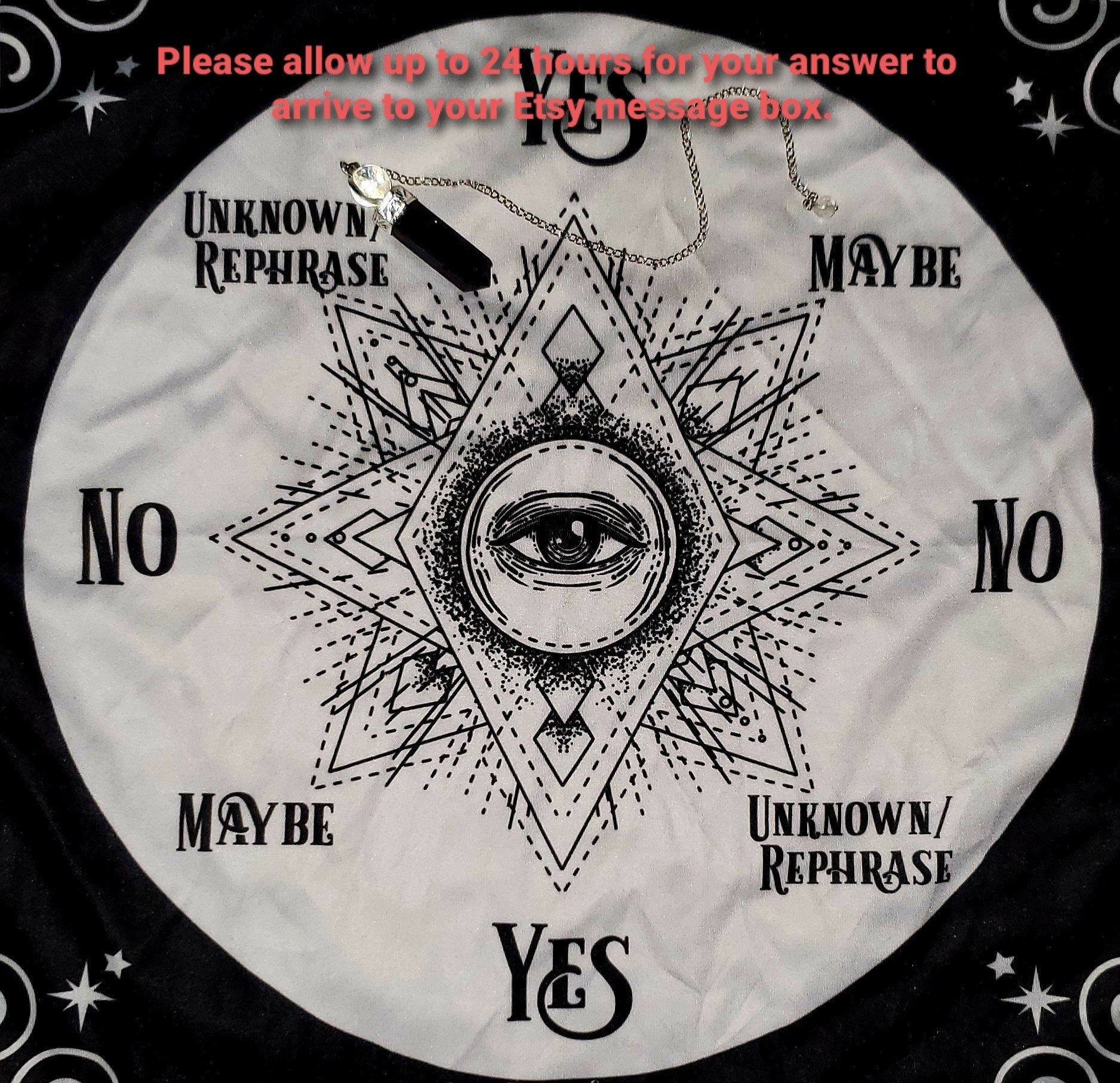 One Question Pendulum Reading: Yes/No Answer (24 Hour Response)