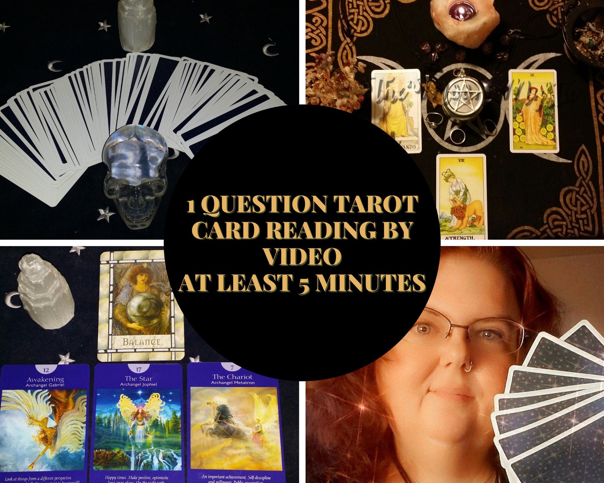 Psychic Tarot Reading: One Question Video (3-5 Minutes)
