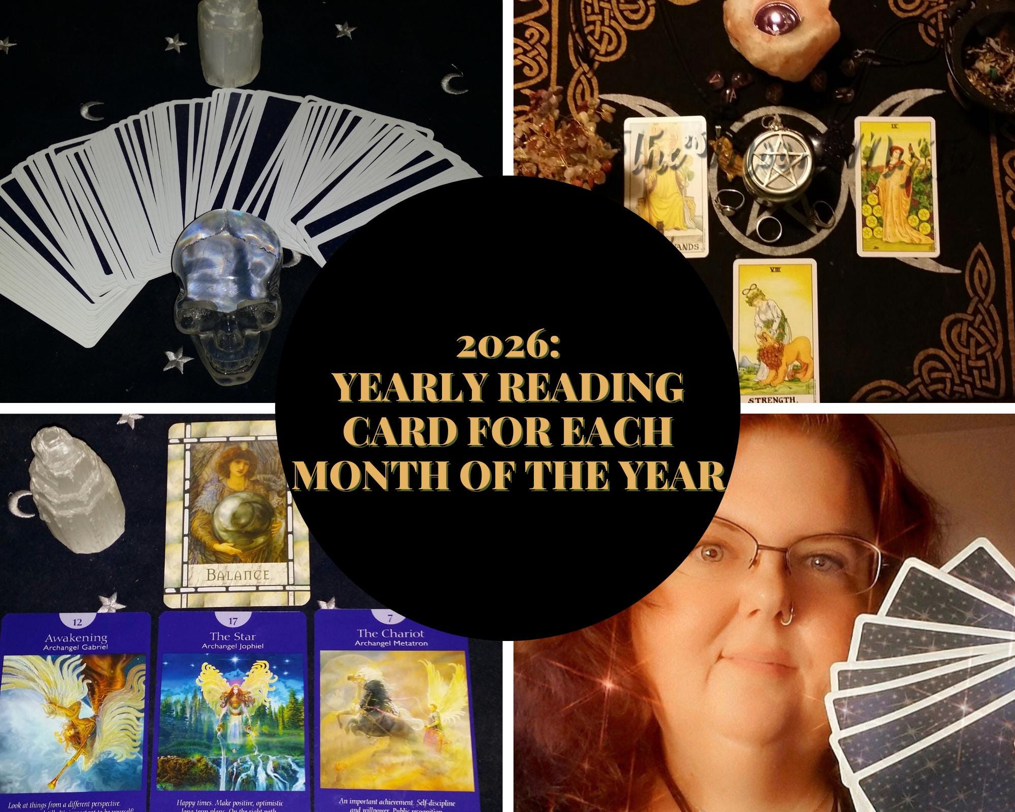 2026: Yearly Reading with a Card for Each Month