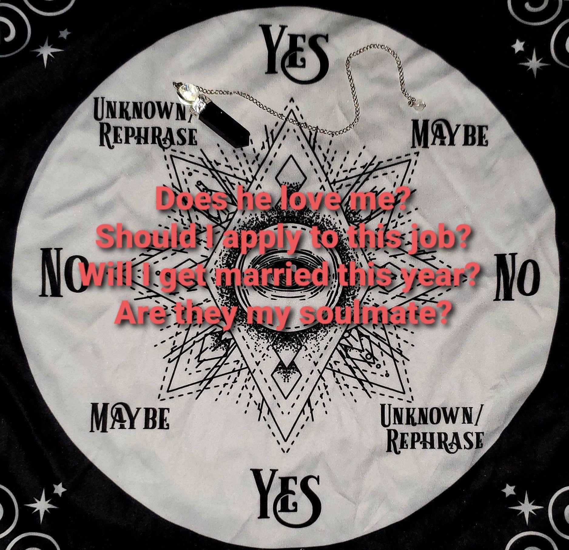 One Question Pendulum Reading: Yes/No Answer (24 Hour Response)