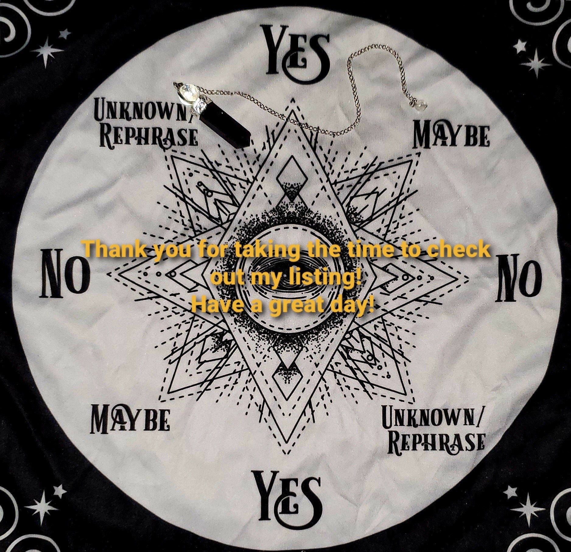 One Question Pendulum Reading: Yes/No Answer (24 Hour Response)